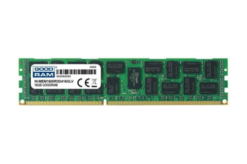 Pamięć serwerowa GOODRAM 16GB 1600MHz DDR3 REG ECC Pamięć serwerowa GOODRAM 16GB 1600MHz DDR3 REG ECC