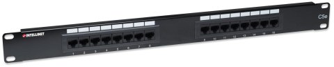 Patch panel Intellinet 1U Rack 19" UTP Cat5e 16-portowy Patch panel Intellinet 1U Rack 19" UTP Cat5e 16-portowy