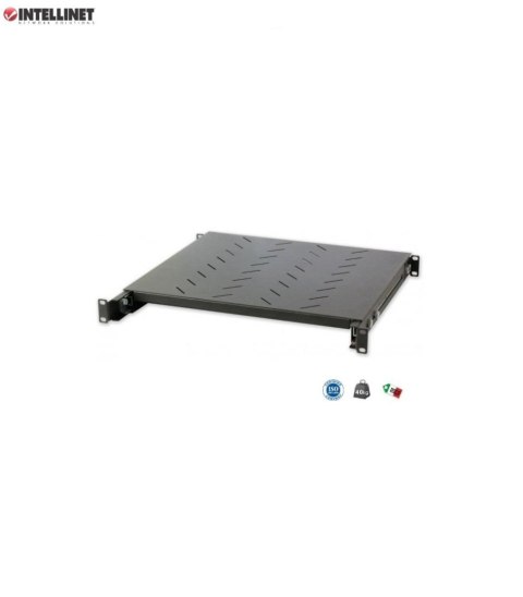Półka do szafy 19" Intellinet 415mm 1U wysuwana 430-665m, czarna Półka do szafy 19" Intellinet 415mm 1U wysuwana 430-665m, czarna