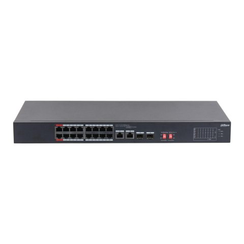 Switch niezarządzalny Dahua S3218-16ET-135 16x10/100M 2x10/100/1000M PoE 2xSFP Combo Switch niezarządzalny Dahua S3218-16ET-135 16x10/100M 2x10/100/1000M PoE 2xSFP Combo