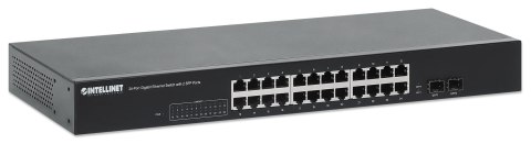 Switch niezarządzalny Intellinet 24x 10/100/1000 Mbps + 2x SFP Switch niezarządzalny Intellinet 24x 10/100/1000 Mbps + 2x SFP