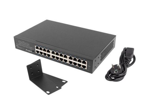 Switch niezarządzalny Lanberg 24x 1Gb Gigabit Ethernet Rack 19" Switch niezarządzalny Lanberg 24x 1Gb Gigabit Ethernet Rack 19"