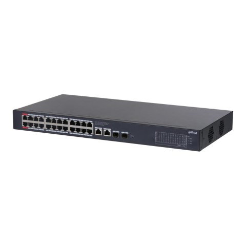 Switch zarządzalny Dahua CS4228-24GT-375 24x1GbE 2x1GbE uplink 2xSFP uplink PoE 375W Switch zarządzalny Dahua CS4228-24GT-375 24x1GbE 2x1GbE uplink 2xSFP uplink PoE 375W