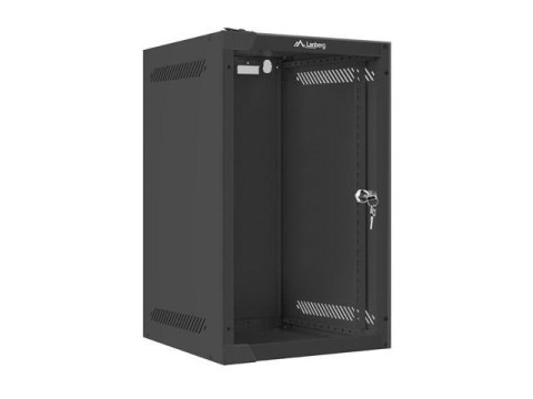 Szafa instalacyjna Rack wisząca 10" 9U 280x310 czarna Lanberg (flat pack) Szafa instalacyjna Rack wisząca 10" 9U 280x310 czarna Lanberg (flat pack)