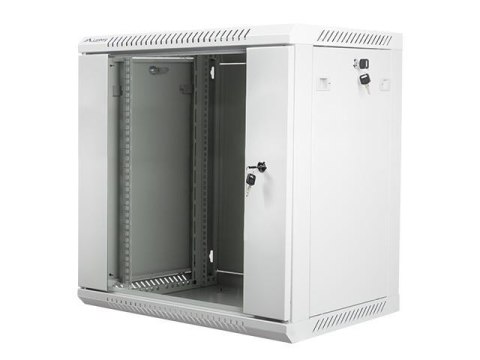 Szafa instalacyjna Rack wisząca 19" 12U 600x450 szara Lanberg (flat pack) Szafa instalacyjna Rack wisząca 19" 12U 600x450 szara Lanberg (flat pack)