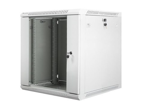 Szafa instalacyjna Rack wisząca 19" 12U 600x600 szara Lanberg (flat pack)