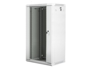 Szafa instalacyjna Rack wisząca 19" 22U 600x450 szara Lanberg (flat pack)