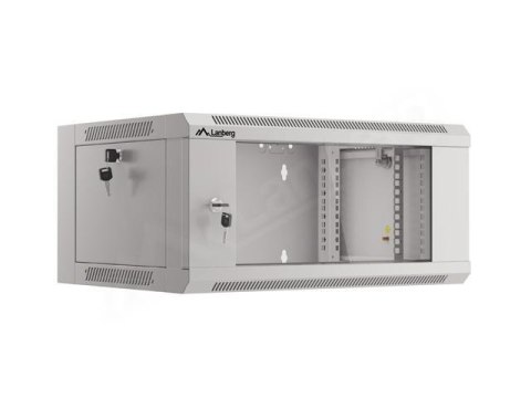 Szafa instalacyjna Rack wisząca 19" 4U 570x450 szybki montaż szara Lanberg (flat pack) Szafa instalacyjna Rack wisząca 19" 4U 570x450 szybki montaż szara Lanberg (flat pack)