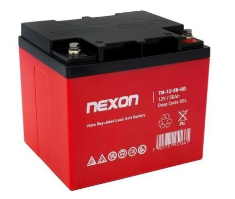 Akumulator żelowy Nexon TN-GEL 12V 50Ah long life(12l) - głębokiego rozładowania i pracy cyklicznej Akumulator żelowy Nexon TN-GEL 12V 50Ah long life(12l) - głębokiego rozładowania i pracy cyklicznej