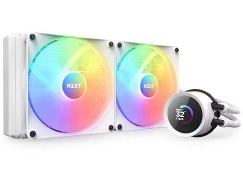 Chłodzenie wodne NZXT Kraken 280 RGB LCD białe Chłodzenie wodne NZXT Kraken 280 RGB LCD białe