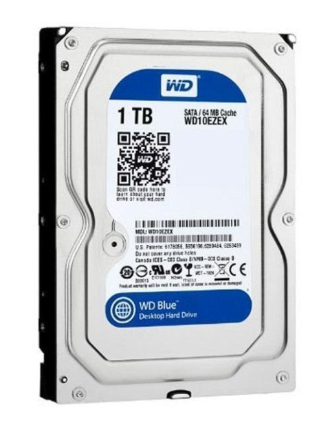 Dysk WD Blue™ WD10EZEX 1TB 3,5" 7200 64MB SATA III Dysk WD Blue™ WD10EZEX 1TB 3,5" 7200 64MB SATA III