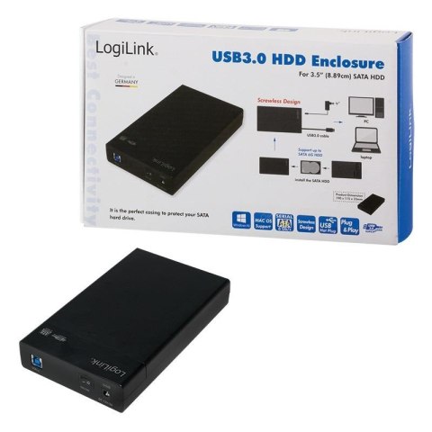 Obudowa na dysk LogiLink UA0276 3,5" SATA HDD USB3.0 Obudowa na dysk LogiLink UA0276 3,5" SATA HDD USB3.0