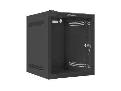 Szafa instalacyjna Rack wisząca 10" 6U 280x310mm czarna Lanberg (flat pack) Szafa instalacyjna Rack wisząca 10" 6U 280x310mm czarna Lanberg (flat pack)