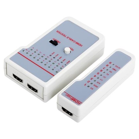 Tester kabli HDMI LogiLink WZ0017 z jednostką zdalną Tester kabli HDMI LogiLink WZ0017 z jednostką zdalną
