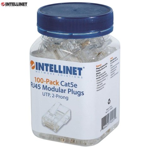 Wtyk Intellinet RJ45 8P/8C UTP Cat.5e/linka 100szt. Wtyk Intellinet RJ45 8P/8C UTP Cat.5e/linka 100szt.