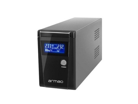 Zasilacz awaryjny UPS Armac Office 650VA LCD Line-Interactive 2x230V Schuko metalowa obudowa Zasilacz awaryjny UPS Armac Office 650VA LCD Line-Interactive 2x230V Schuko metalowa obudowa