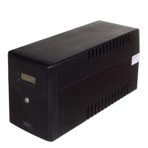 Zasilacz awaryjny UPS DIGITUS Line-Ineractive LCD 1500VA/900W, 2x12V/9Ah, AVR, 4x Schuko CEE 7/3, 2x RJ11, 1x USB 2.0 typ B Zasilacz awaryjny UPS DIGITUS Line-Ineractive LCD 1500VA/900W, 2x12V/9Ah, AVR, 4x Schuko CEE 7/3, 2x RJ11, 1x USB 2.0 typ B