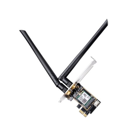 Karta sieciowa Cudy WE3000 WiFi 6E AX5400 BT 5.3 PCI-E Karta sieciowa Cudy WE3000 WiFi 6E AX5400 BT 5.3 PCI-E