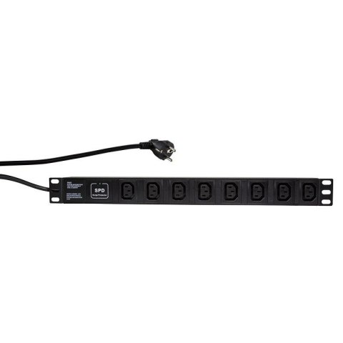 Listwa zasilająca LogiLink do szaf PDU8A01 19" 16A PDU 8x IEC320 / C13 2m czarna Listwa zasilająca LogiLink do szaf PDU8A01 19" 16A PDU 8x IEC320 / C13 2m czarna