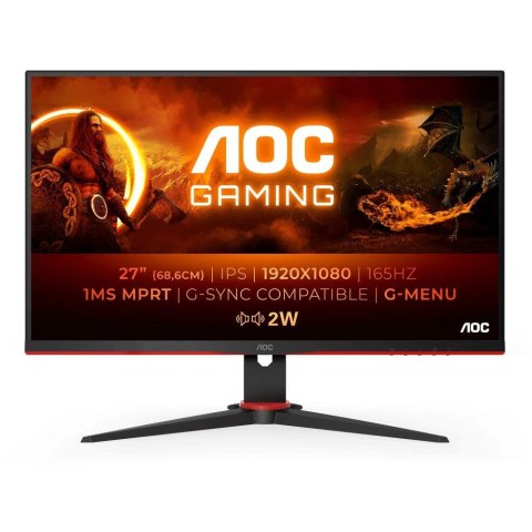 Monitor AOC 27" 27G2SPAE/BK VGA 2xHDMI DP głośniki Monitor AOC 27" 27G2SPAE/BK VGA 2xHDMI DP głośniki