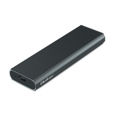 Obudowa/kieszeń Qoltec na dysk M.2 SSD | NVMe | PCIe | USB 3.1 | Super speed 10Gb/s | 4TB | Grafit Obudowa/kieszeń Qoltec na dysk M.2 SSD | NVMe | PCIe | USB 3.1 | Super speed 10Gb/s | 4TB | Grafit