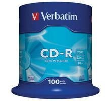 Płyty CD-R Verbatim 700MB Extra Protection (cake 100) Płyty CD-R Verbatim 700MB Extra Protection (cake 100)