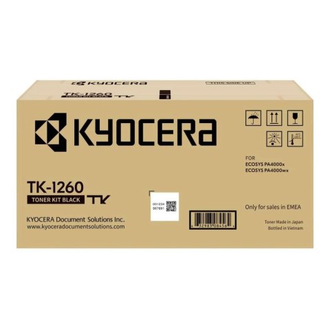 Toner Kyocera TK-1260 Black 10000str. (1T0C150NL0) Toner Kyocera TK-1260 Black 10000str. (1T0C150NL0)
