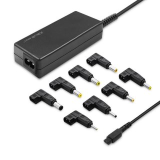 Zasilacz sieciowy uniwersalny Qoltec 45W | 8 wtyczek | +kabel zasilający