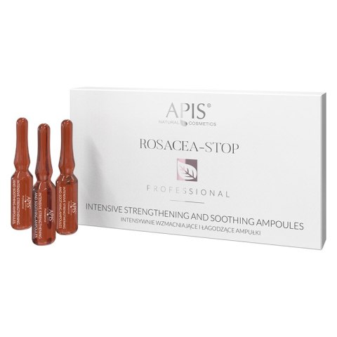 Apis rosacea- stop intensywnie wzamcniające i łagodzące ampułki 10 x 3 ml Apis rosacea- stop intensywnie wzamcniające i łagodzące ampułki 10 x 3 ml