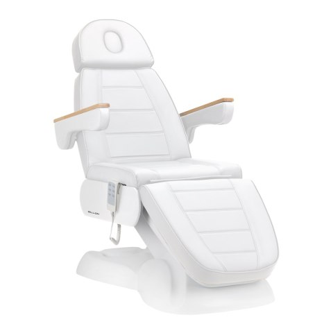 Fotel kosmetyczny elektryczny SILLON Lux 273b 3 silniki biały Fotel kosmetyczny elektryczny SILLON Lux 273b 3 silniki biały