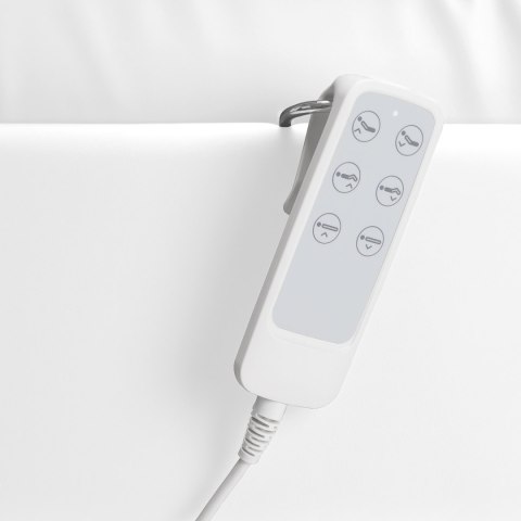 Fotel kosmetyczny elektryczny SILLON Lux 273b 3 silniki biały Fotel kosmetyczny elektryczny SILLON Lux 273b 3 silniki biały