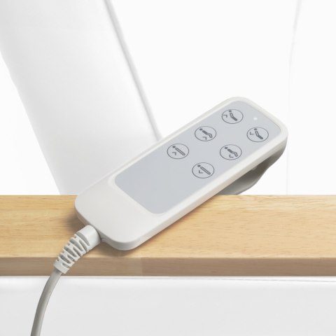 Fotel kosmetyczny elektryczny SILLON Lux 273b 3 silniki biały Fotel kosmetyczny elektryczny SILLON Lux 273b 3 silniki biały