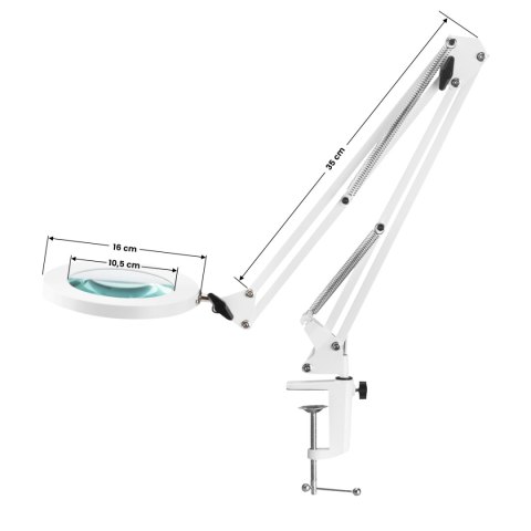 Lampa lupa led Glow 308 do blatu biała USB Lampa lupa led Glow 308 do blatu biała USB