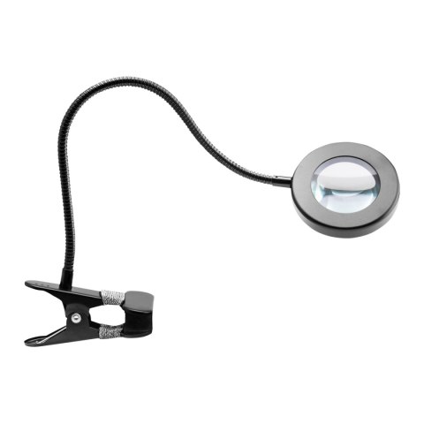Lampka lupa led snake ring na biurko czarna Lampka lupa led snake ring na biurko czarna