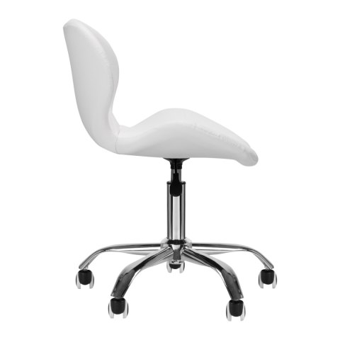 Taboret kosmetyczny QS-06 biały Taboret kosmetyczny QS-06 biały
