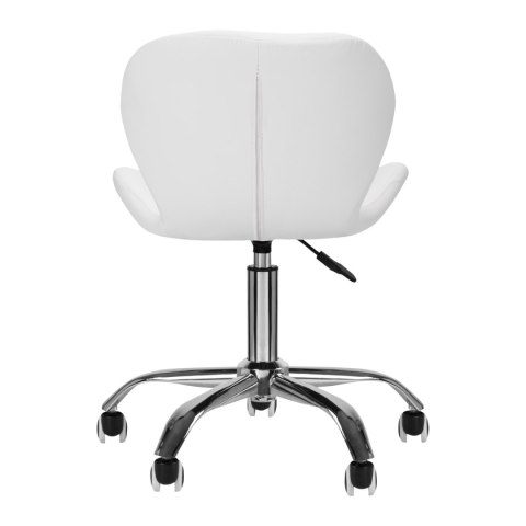 Taboret kosmetyczny QS-06 biały Taboret kosmetyczny QS-06 biały