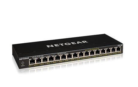 Switch niezarządzalny Netgear GS316P-100EUS 16x10/100/1000Mbps Switch niezarządzalny Netgear GS316P-100EUS 16x10/100/1000Mbps