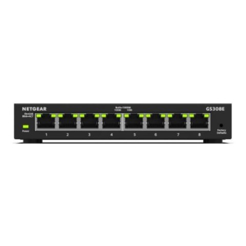 Switch zarządzalny Netgear GS308E-400EUS 8x1GbE PoE 62W