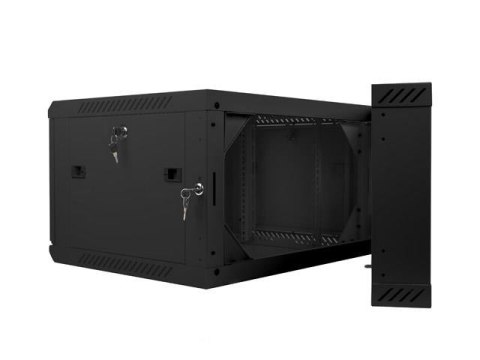 Szafa instalacyjna Rack dwusekcyjna wisząca 19" 6U 600x600 czarna Lanberg (flat pack) Szafa instalacyjna Rack dwusekcyjna wisząca 19" 6U 600x600 czarna Lanberg (flat pack)