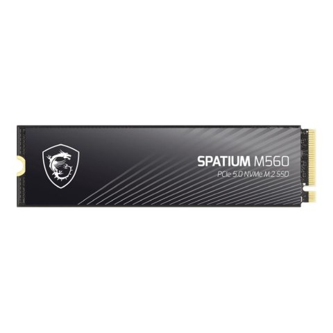Dysk SSD MSI SPATIUM M560 2TB PCIe 5.0 NVMe 2.0 M.2 2280 (10300/8700 MB/s) 3D NAND Dysk SSD MSI SPATIUM M560 2TB PCIe 5.0 NVMe 2.0 M.2 2280 (10300/8700 MB/s) 3D NAND