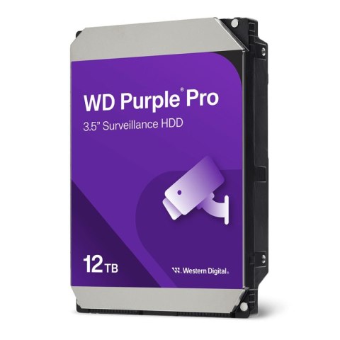 Dysk WD Purple™ Pro WD122PURP 12TB 3.5" 7200 512MB SATA III Dysk WD Purple™ Pro WD122PURP 12TB 3.5" 7200 512MB SATA III