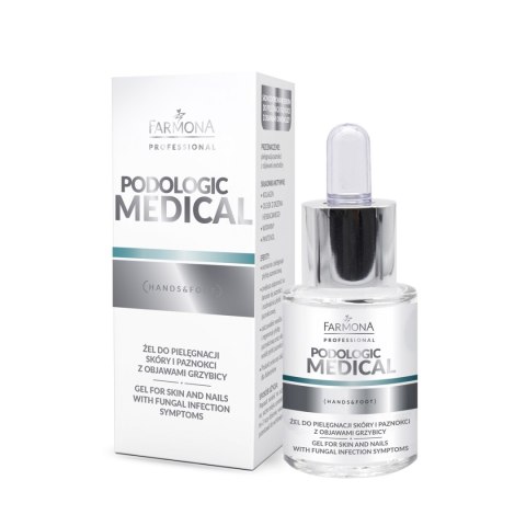 Farmona PODOLOGIC MEDICAL Żel do pielęgnacji skóry i paznokci z grzybicą 15ml Farmona PODOLOGIC MEDICAL Żel do pielęgnacji skóry i paznokci z grzybicą 15ml