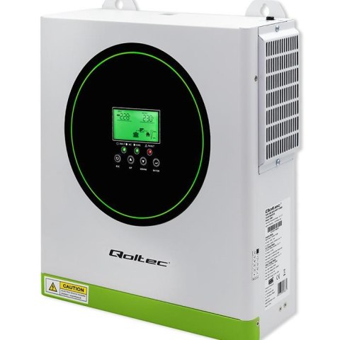 Inwerter solarny Qoltec hybrydowy Off-Grid 1500W | 100A | 12V | MPPT | Sinus | Opcja Wi-Fi | Power Factor 1.0 Inwerter solarny Qoltec hybrydowy Off-Grid 1500W | 100A | 12V | MPPT | Sinus | Opcja Wi-Fi | Power Factor 1.0