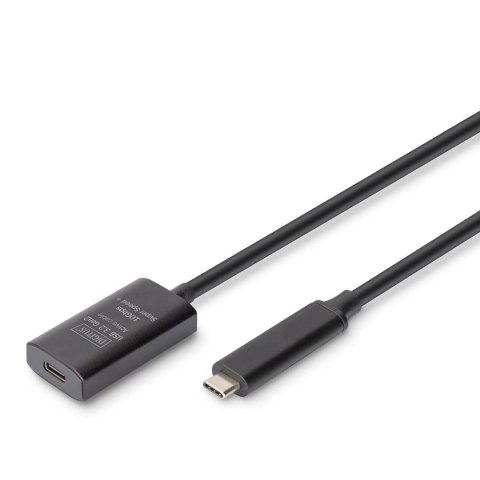 Kabel przedłużający aktywny DIGITUS DA-73112, USB 3.2 Gen2, 10Gbps, USB-C - USB-C, 5m Kabel przedłużający aktywny DIGITUS DA-73112, USB 3.2 Gen2, 10Gbps, USB-C - USB-C, 5m