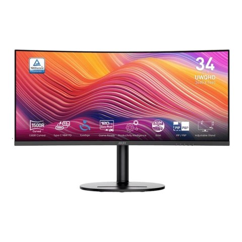 Monitor MSI 34" Modern MD342CQP VA UWQHD 120Hz 2xHDMI DP HUB głośniki Monitor MSI 34" Modern MD342CQP VA UWQHD 120Hz 2xHDMI DP HUB głośniki