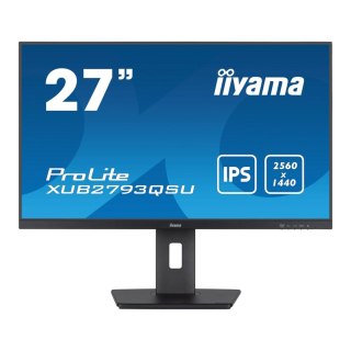 Monitor iiyama 27" ProLite XUB2793QSU-B7 IPS QHD 100Hz HDMI DP HUB głośniki