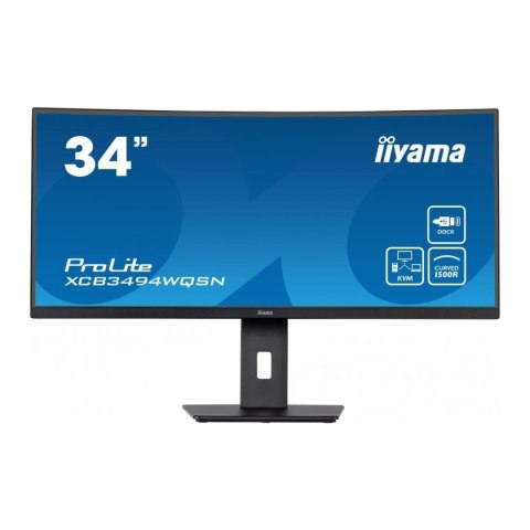 Monitor iiyama 34" ProLite XCB3494WQSN-B5 VA HDMI DP USB-C głośniki Monitor iiyama 34" ProLite XCB3494WQSN-B5 VA HDMI DP USB-C głośniki