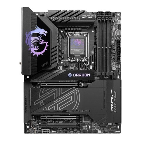 Płyta MSI MPG Z890 CARBON WIFI /Z890/DDR5/SATA3/M.2/TB4/WiFi/BT/PCIe5.0/s.1851/ATX Płyta MSI MPG Z890 CARBON WIFI /Z890/DDR5/SATA3/M.2/TB4/WiFi/BT/PCIe5.0/s.1851/ATX
