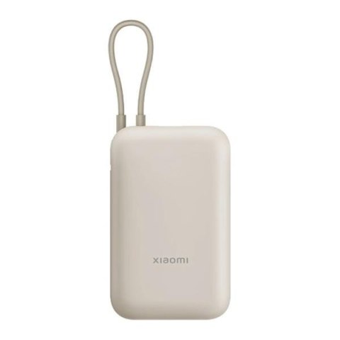 Powerbank Xiaomi 22,5W 10000mAh 2xUSB-C 1xUSB-A wbudowany kabel Tan Powerbank Xiaomi 22,5W 10000mAh 2xUSB-C 1xUSB-A wbudowany kabel Tan