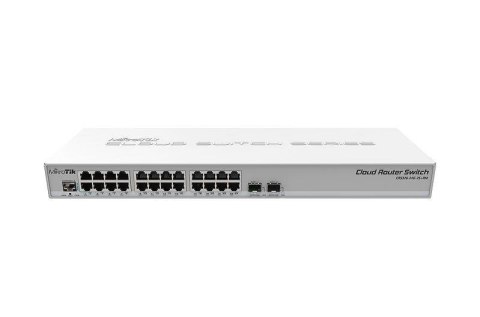Switch zarządzalny MikroTik CRS326-24G-2S+RM 24 x10/100/1000 2 x 10000 SFP+ Switch zarządzalny MikroTik CRS326-24G-2S+RM 24 x10/100/1000 2 x 10000 SFP+